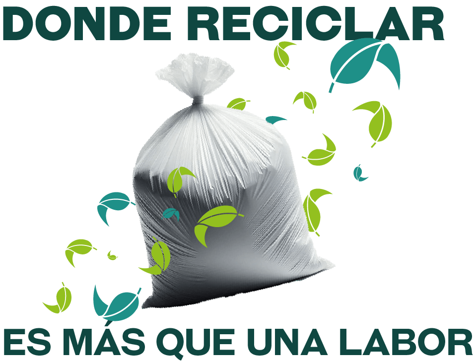 Trash Bag with Recycling Elements